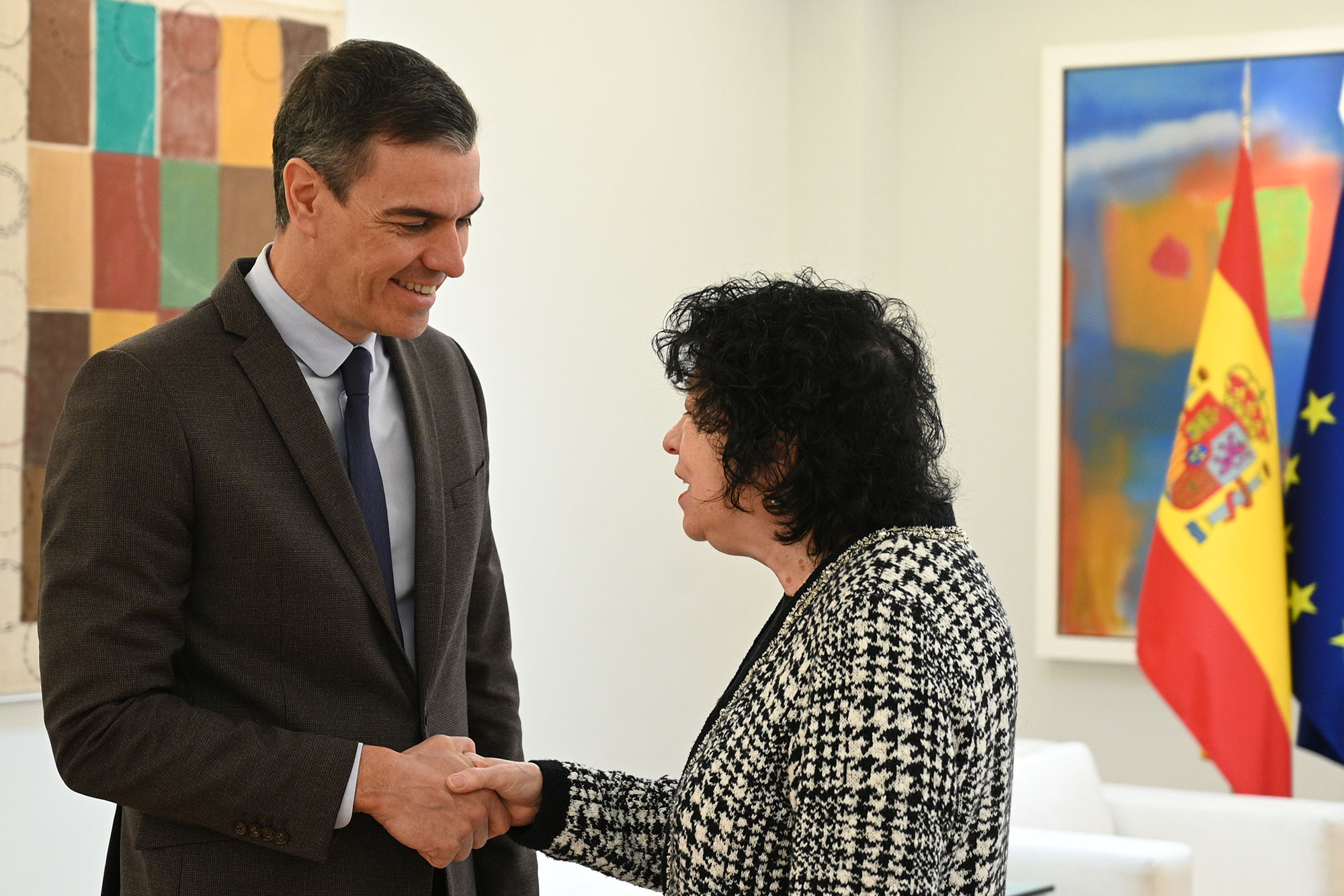 Pedro Sánchez reconoce la trayectoria profesional y el compromiso con la igualdad de género de Sonia Sotomayor, Magistrada del Tribunal Supremo de EEUU