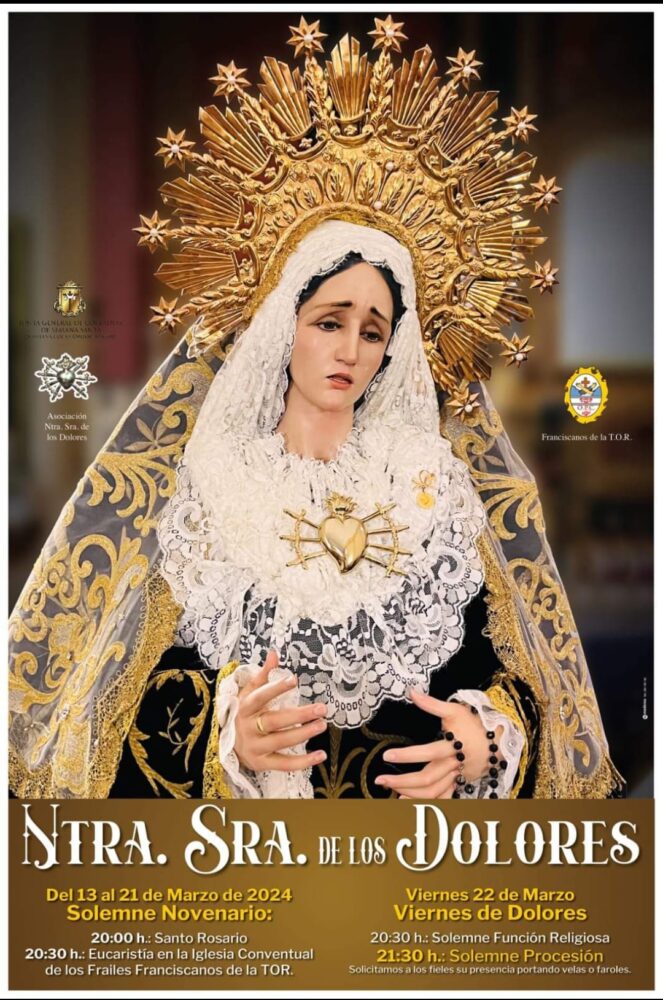 Se presenta el cartel de Ntra. Sra. de los Dolores de cara a la Semana Santa 2024