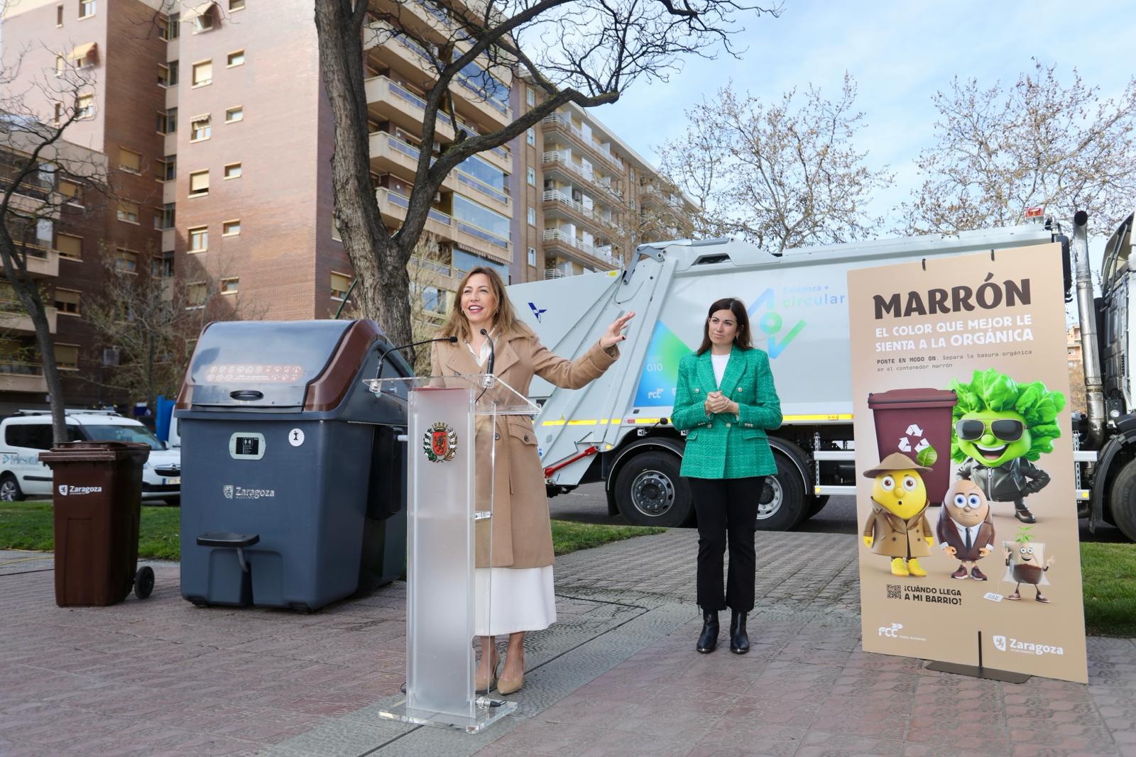 Zaragoza implanta la recogida separada de basura orgánica en toda la ciudad para avanzar hacia el objetivo 'cero residuos'. Noticia. Ayuntamiento de Zaragoza