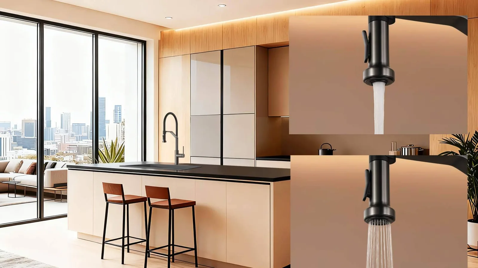 Serie Veneto de IMEX; diseño, funcionalidad y tecnología para una grifería de cocina más eficiente